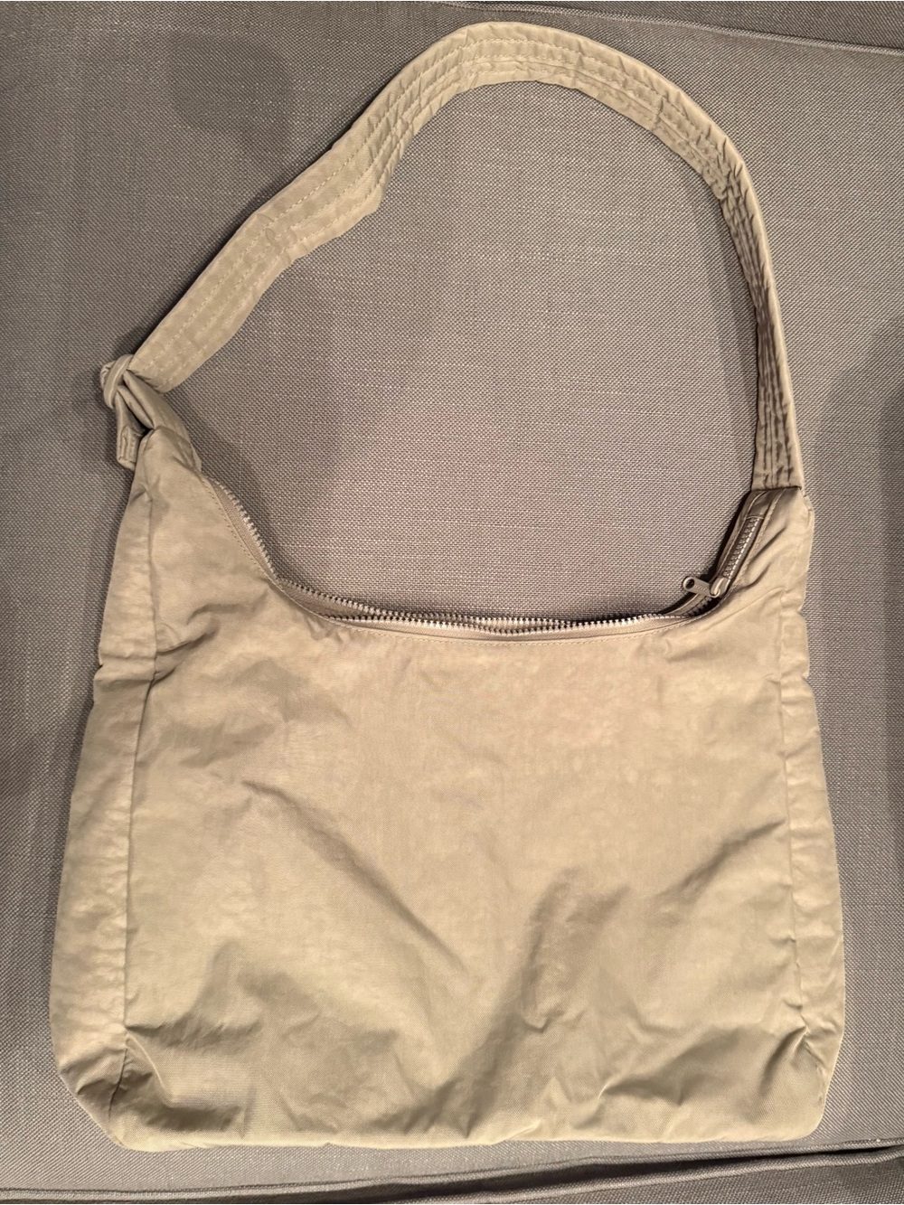 BAGGU Beige Messenger Shoulder Bag